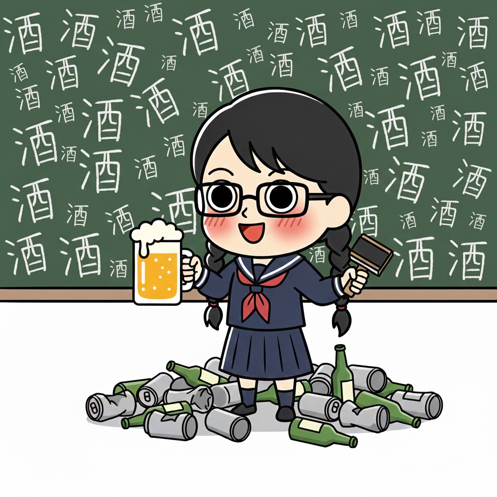 酔いどれ学級委員長のイラスト